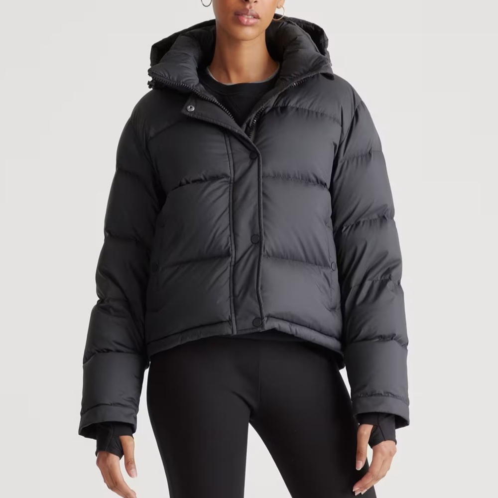 Quince Responsible Down Cropped Puffer Jacket